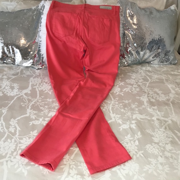 Calvin Klein Women’s Pinky Coral Stretch Jeans - Picture 9 of 10